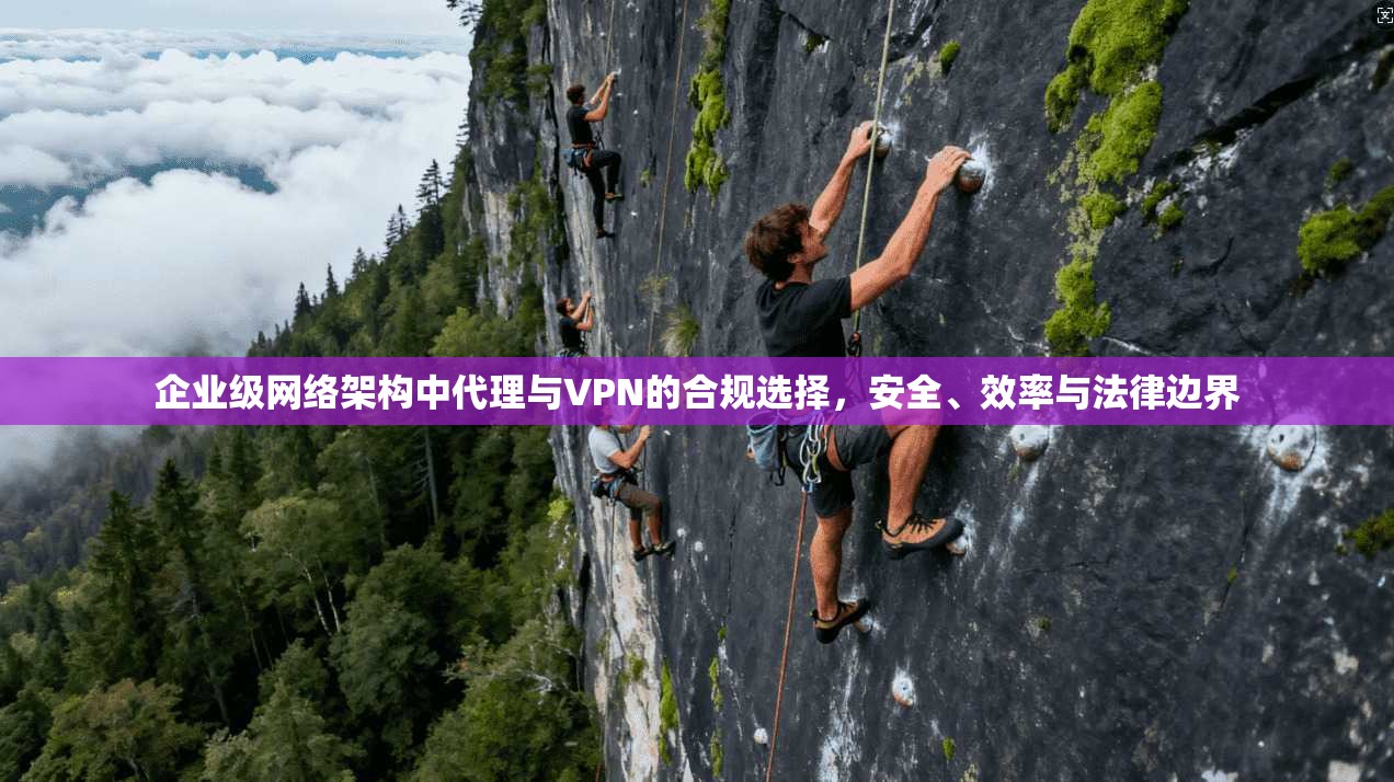 企业级网络架构中代理与VPN的合规选择，安全、效率与法律边界