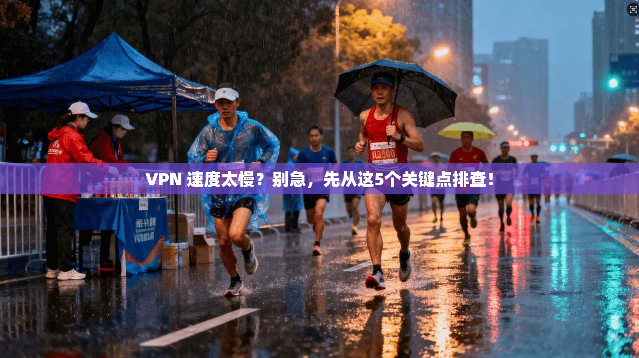 VPN 速度太慢？别急，先从这5个关键点排查！