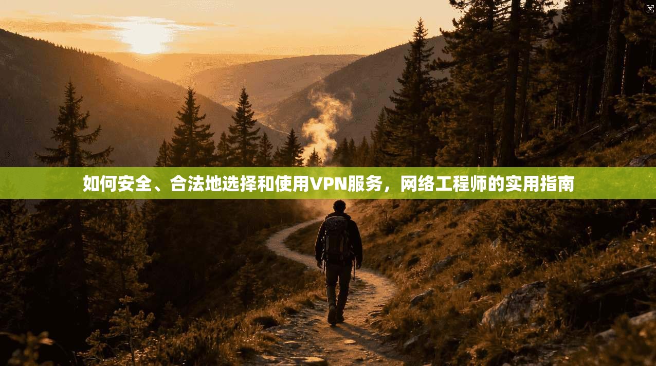如何安全、合法地选择和使用VPN服务，网络工程师的实用指南