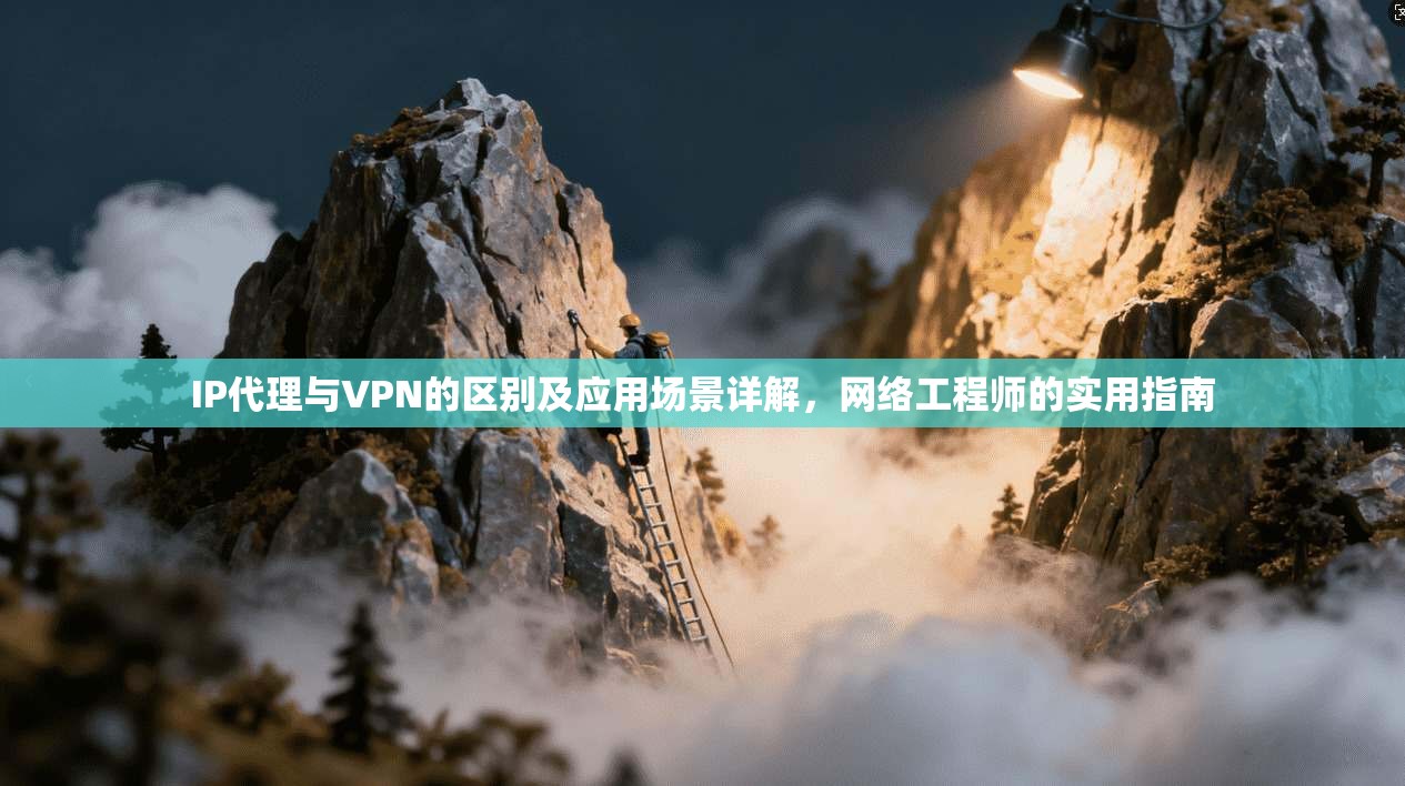 IP代理与VPN的区别及应用场景详解，网络工程师的实用指南