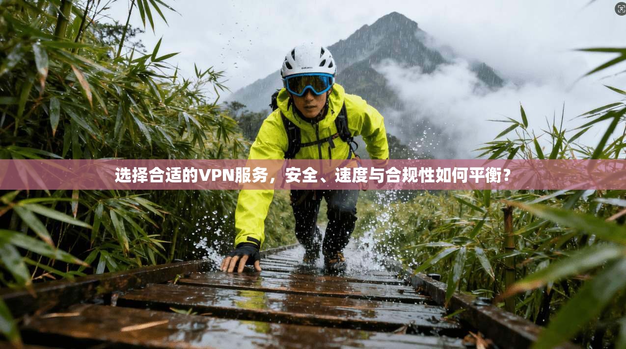 选择合适的VPN服务，安全、速度与合规性如何平衡？