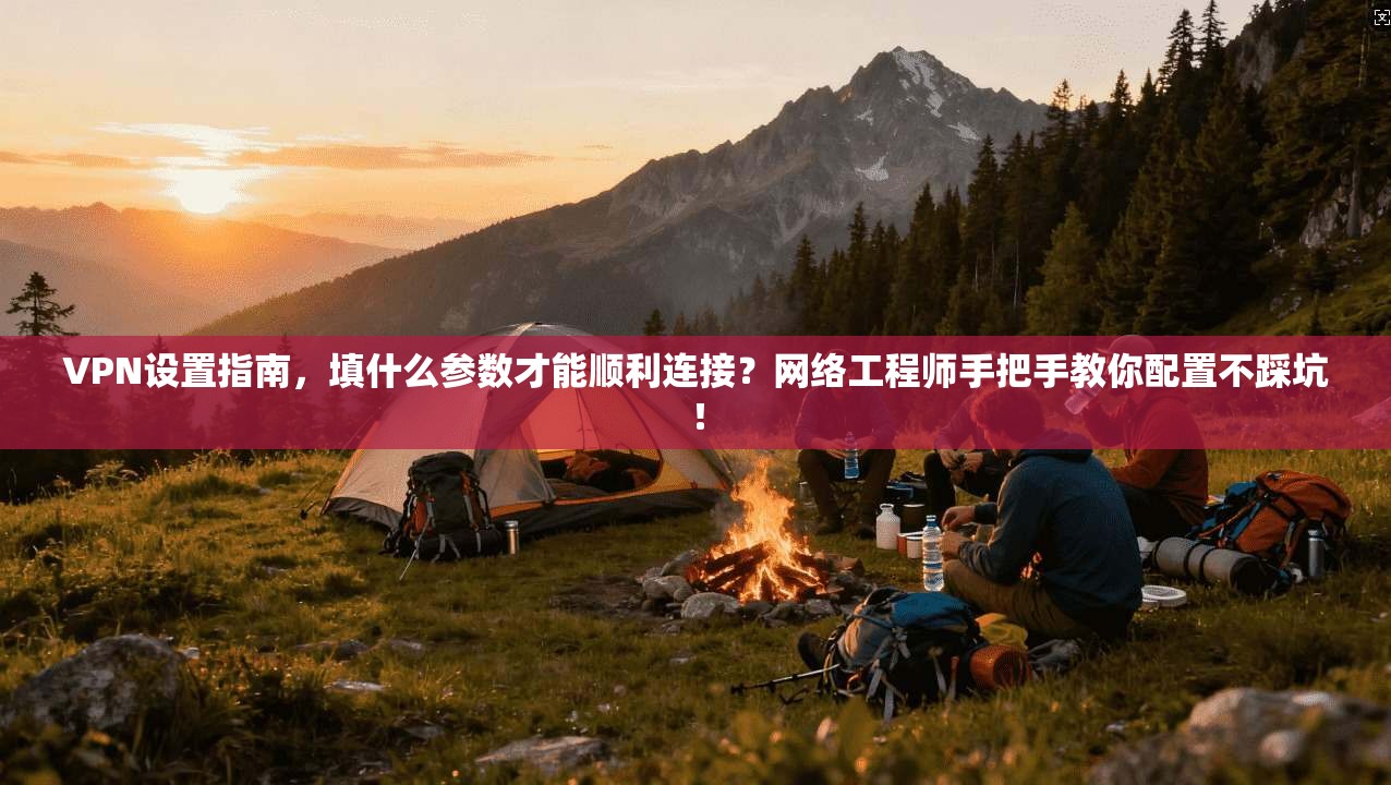 VPN设置指南，填什么参数才能顺利连接？网络工程师手把手教你配置不踩坑！
