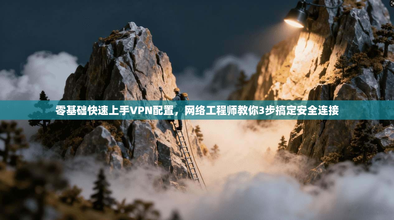 零基础快速上手VPN配置，网络工程师教你3步搞定安全连接