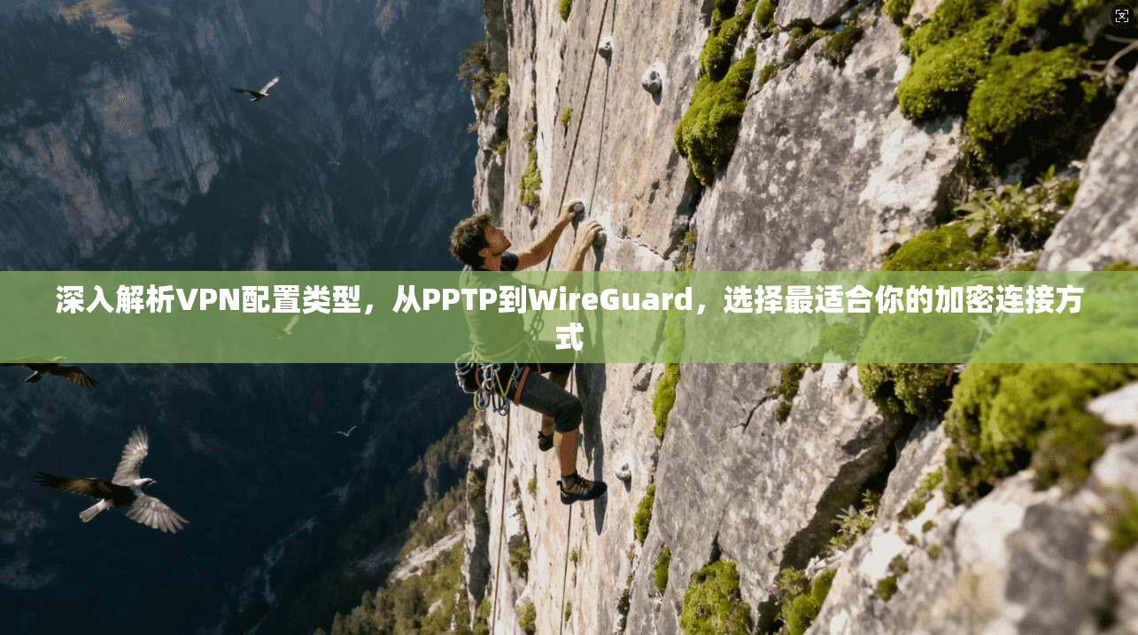 深入解析VPN配置类型，从PPTP到WireGuard，选择最适合你的加密连接方式