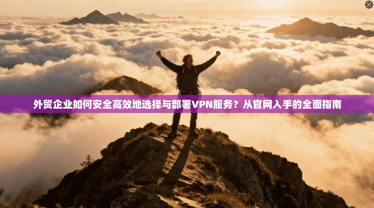 外贸企业如何安全高效地选择与部署VPN服务？从官网入手的全面指南