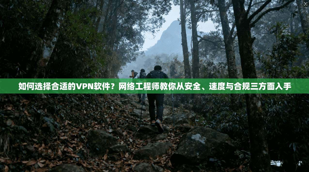 如何选择合适的VPN软件？网络工程师教你从安全、速度与合规三方面入手