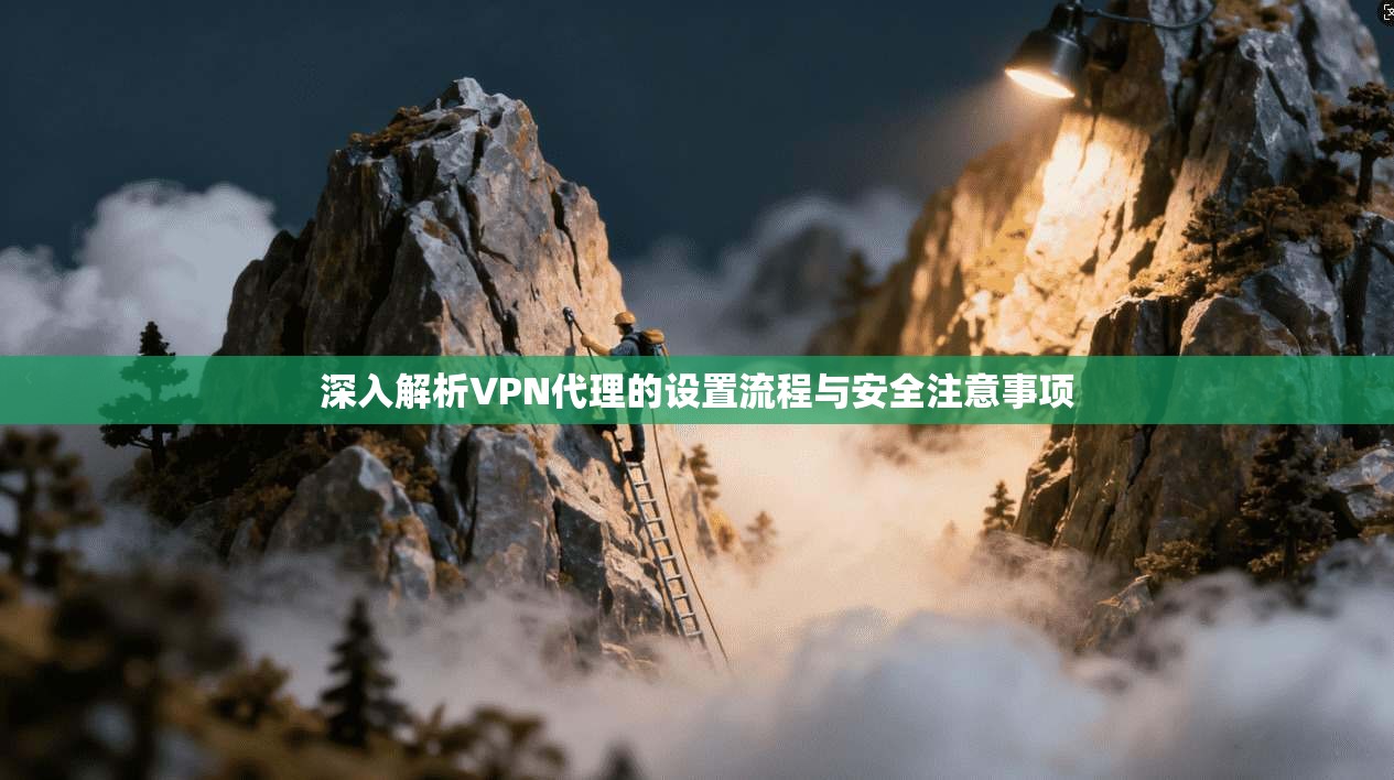 深入解析VPN代理的设置流程与安全注意事项