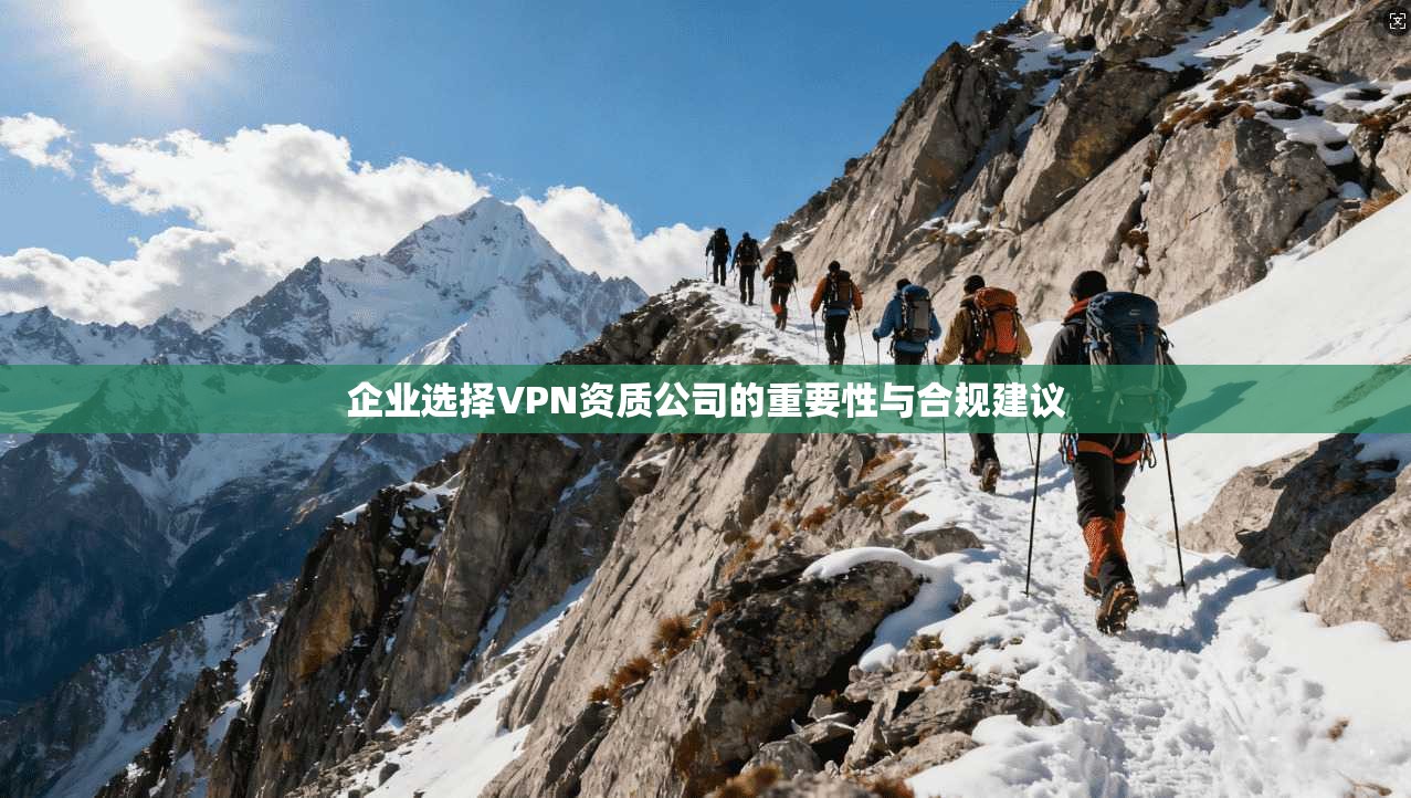 企业选择VPN资质公司的重要性与合规建议