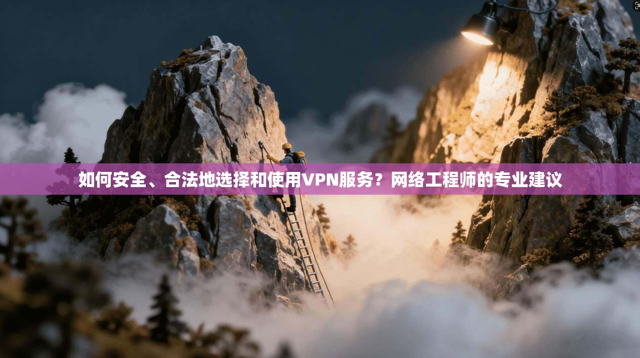 如何安全、合法地选择和使用VPN服务？网络工程师的专业建议