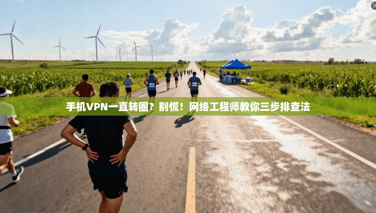 手机VPN一直转圈？别慌！网络工程师教你三步排查法