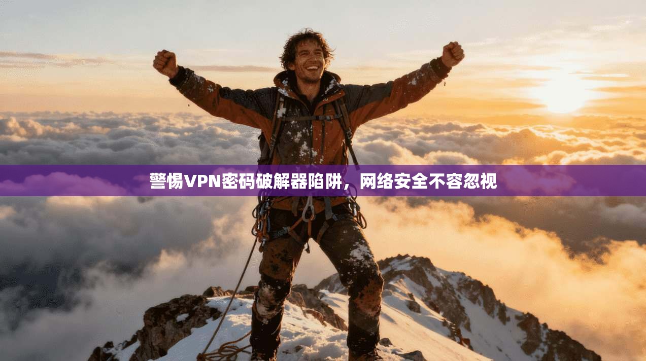警惕VPN密码破解器陷阱，网络安全不容忽视