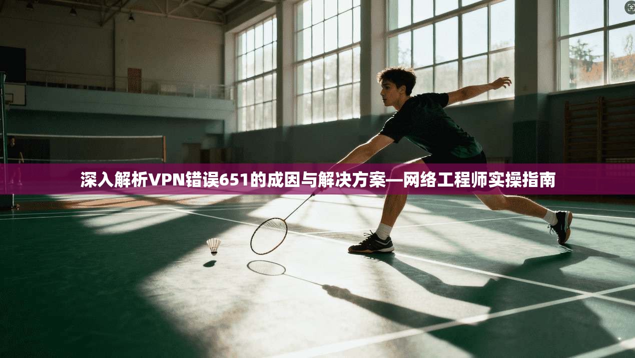 深入解析VPN错误651的成因与解决方案—网络工程师实操指南