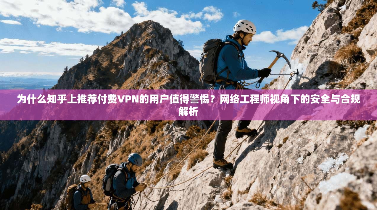 为什么知乎上推荐付费VPN的用户值得警惕？网络工程师视角下的安全与合规解析