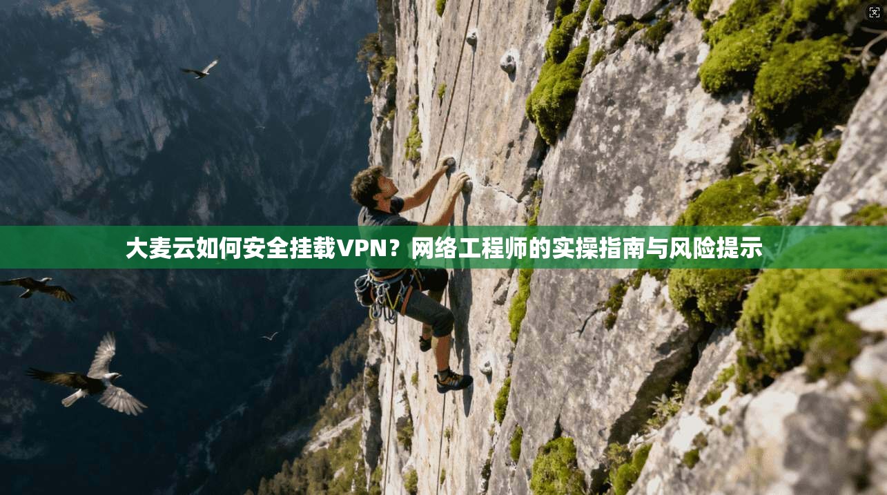 大麦云如何安全挂载VPN？网络工程师的实操指南与风险提示