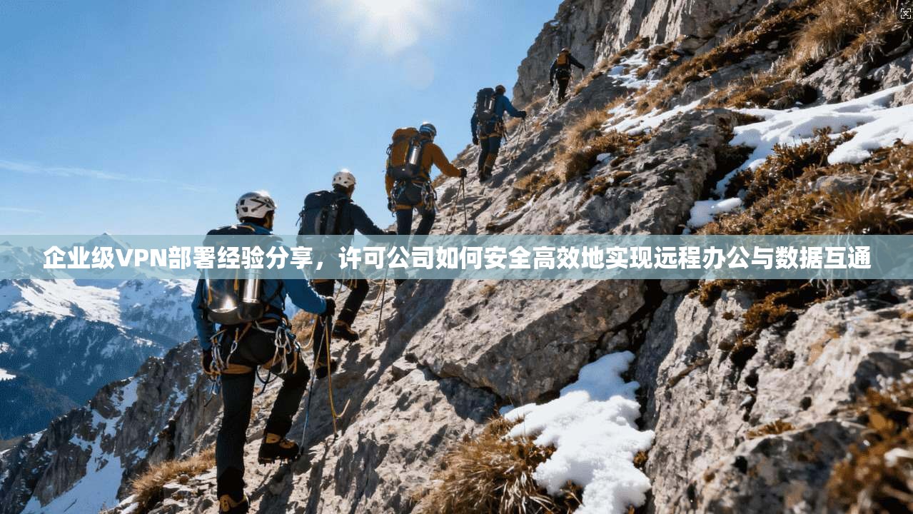 企业级VPN部署经验分享，许可公司如何安全高效地实现远程办公与数据互通