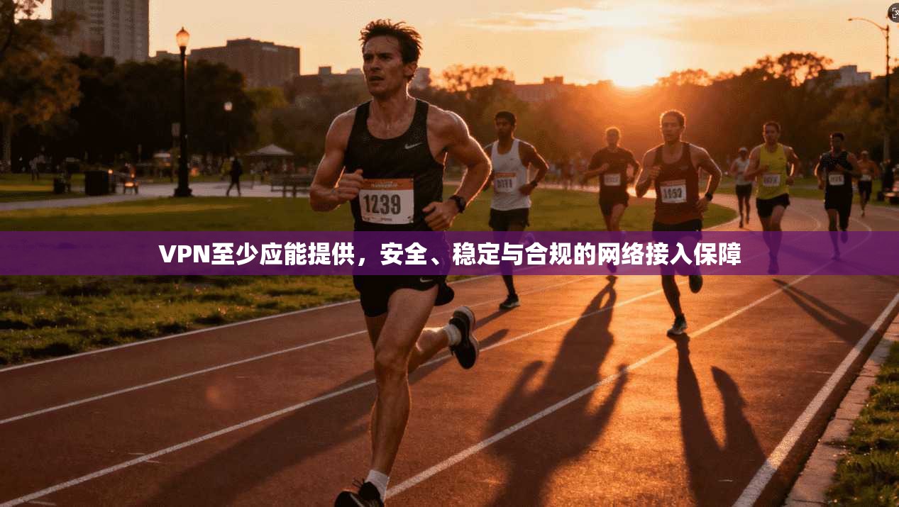 VPN至少应能提供，安全、稳定与合规的网络接入保障