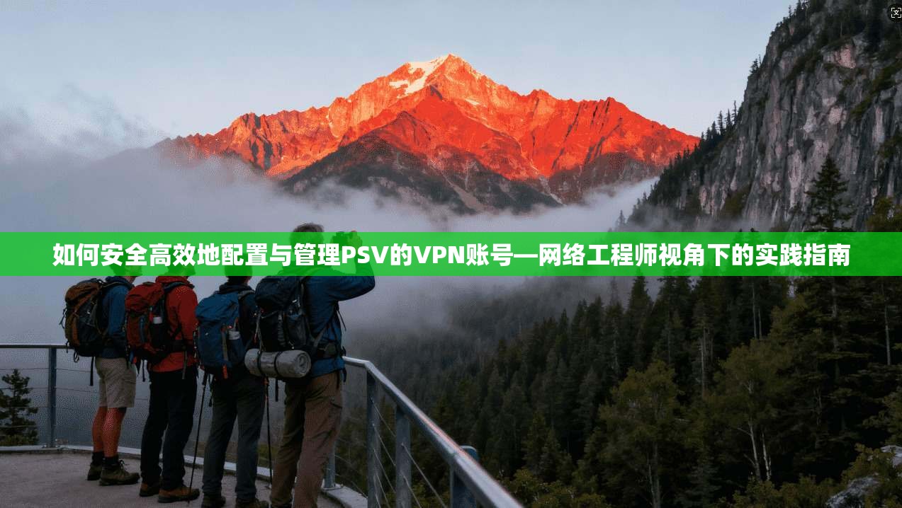 如何安全高效地配置与管理PSV的VPN账号—网络工程师视角下的实践指南