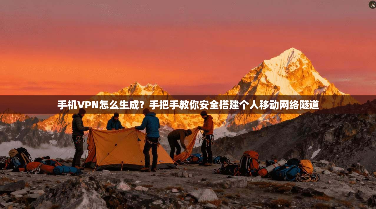 手机VPN怎么生成？手把手教你安全搭建个人移动网络隧道