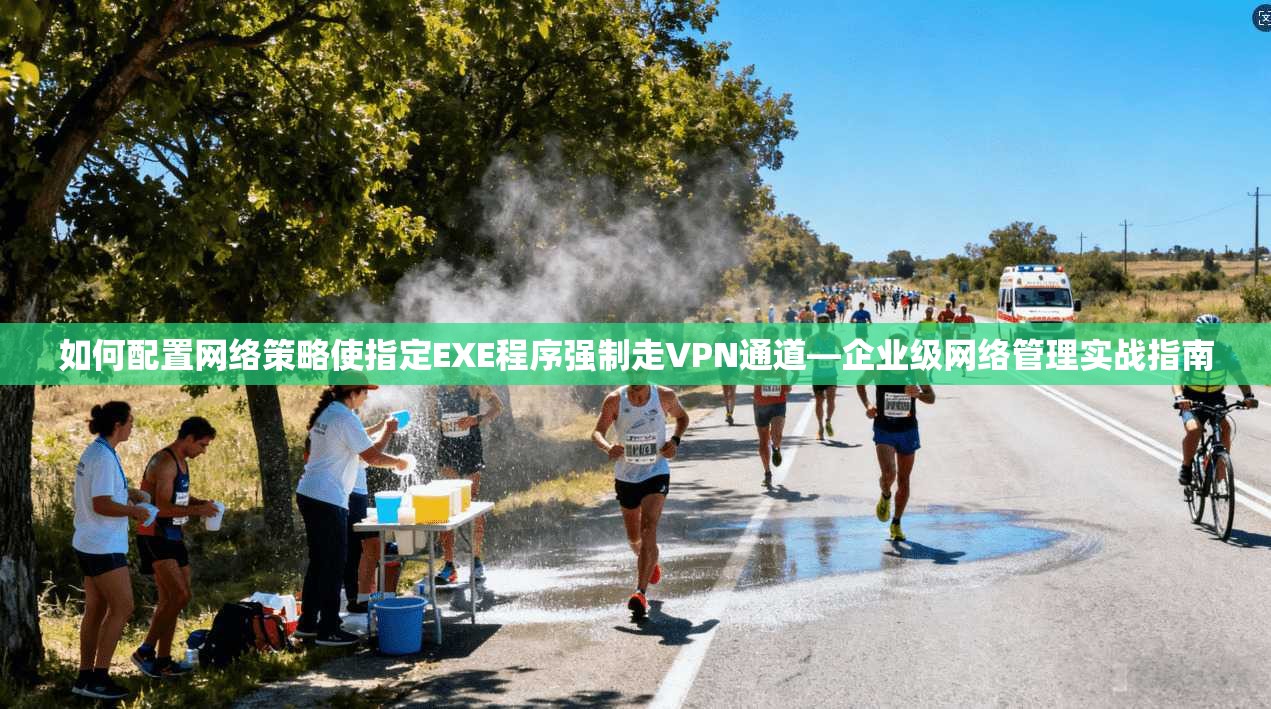 如何配置网络策略使指定EXE程序强制走VPN通道—企业级网络管理实战指南