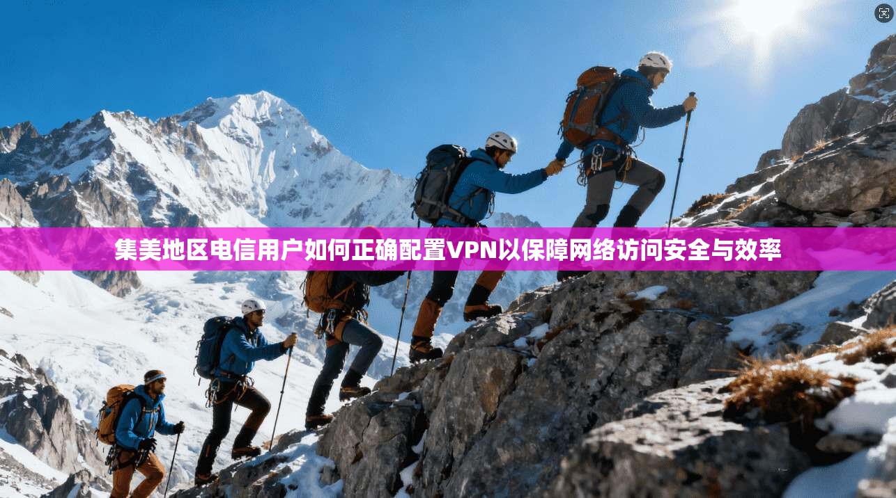 集美地区电信用户如何正确配置VPN以保障网络访问安全与效率