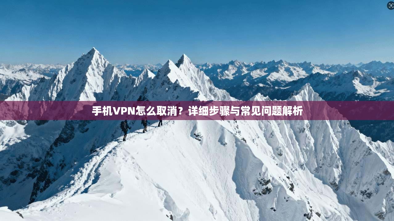 手机VPN怎么取消？详细步骤与常见问题解析