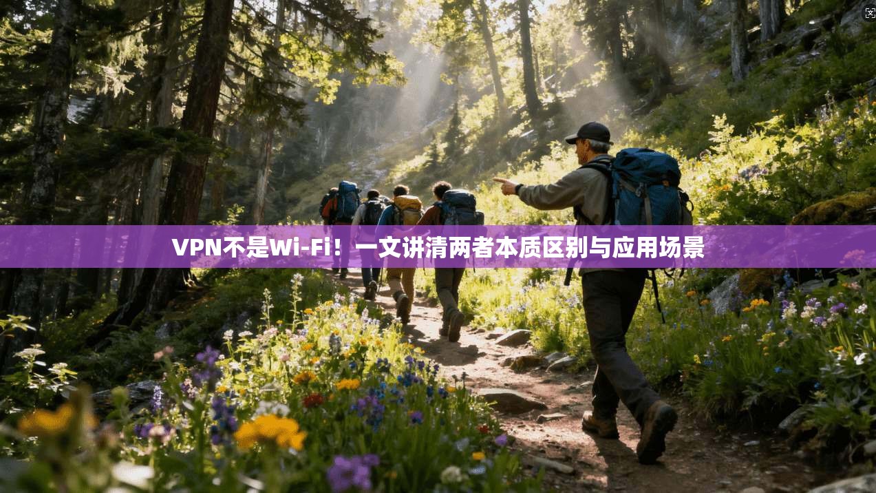 VPN不是Wi-Fi！一文讲清两者本质区别与应用场景