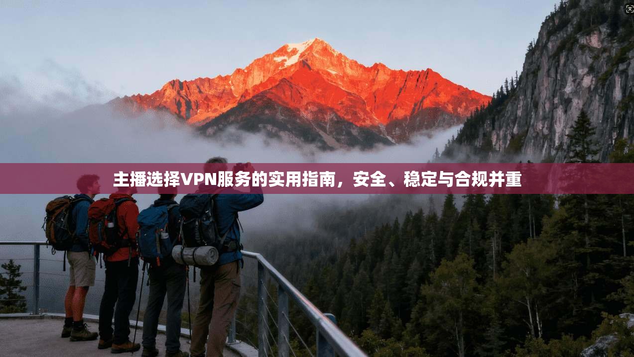 主播选择VPN服务的实用指南，安全、稳定与合规并重