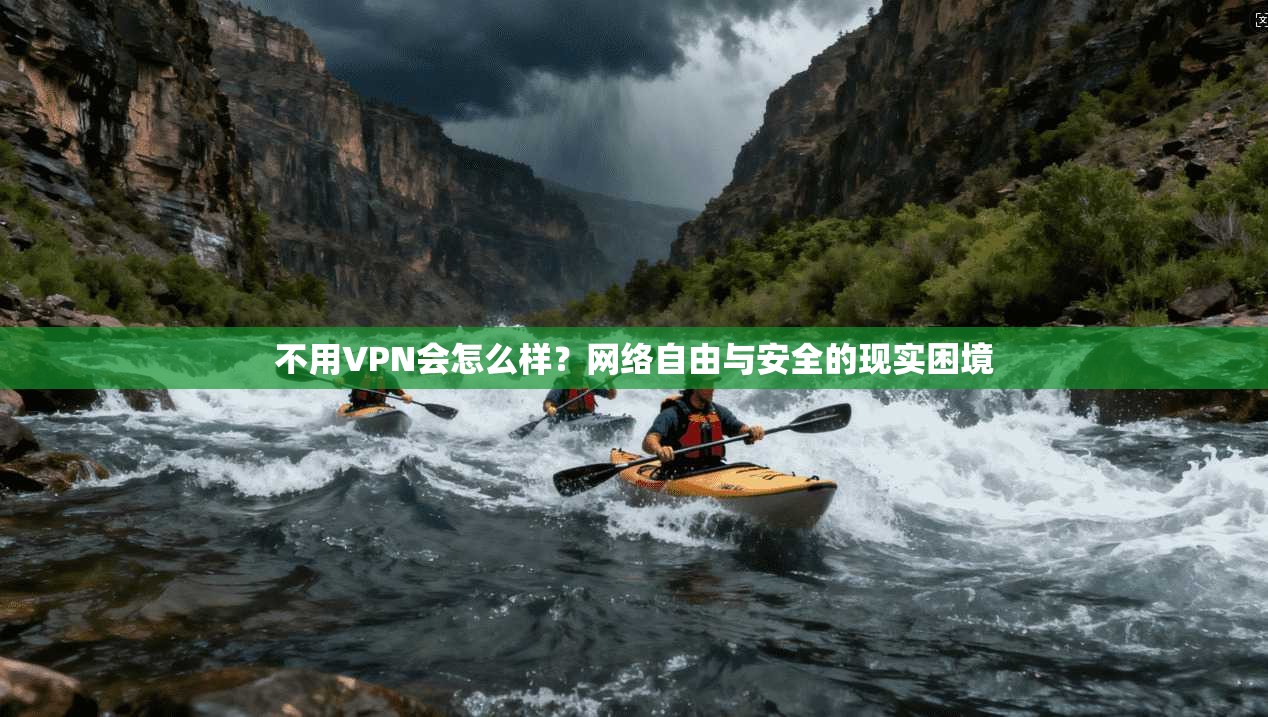 不用VPN会怎么样？网络自由与安全的现实困境