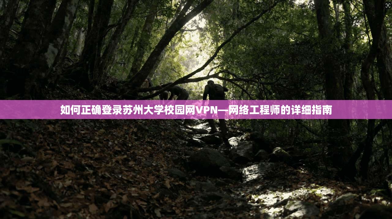 如何正确登录苏州大学校园网VPN—网络工程师的详细指南