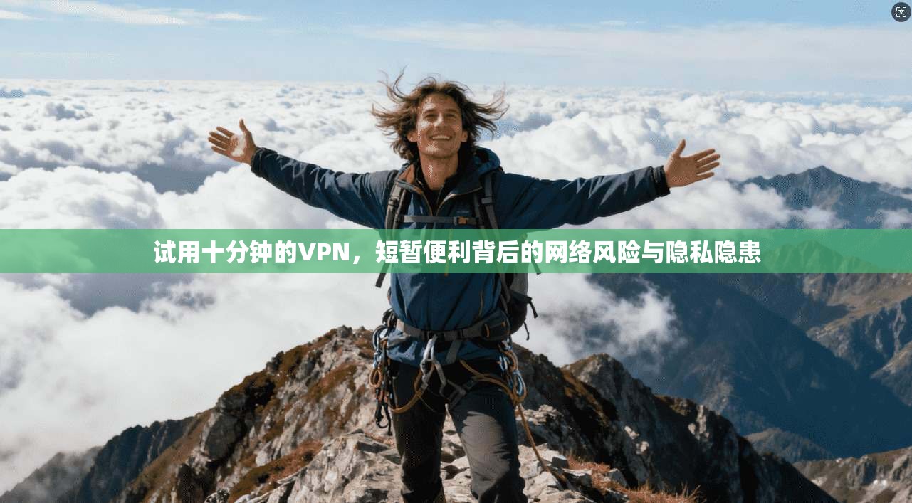 试用十分钟的VPN，短暂便利背后的网络风险与隐私隐患
