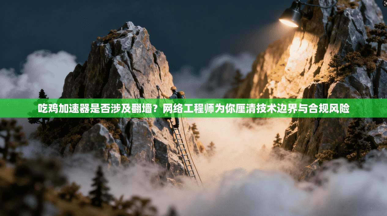吃鸡加速器是否涉及翻墙？网络工程师为你厘清技术边界与合规风险