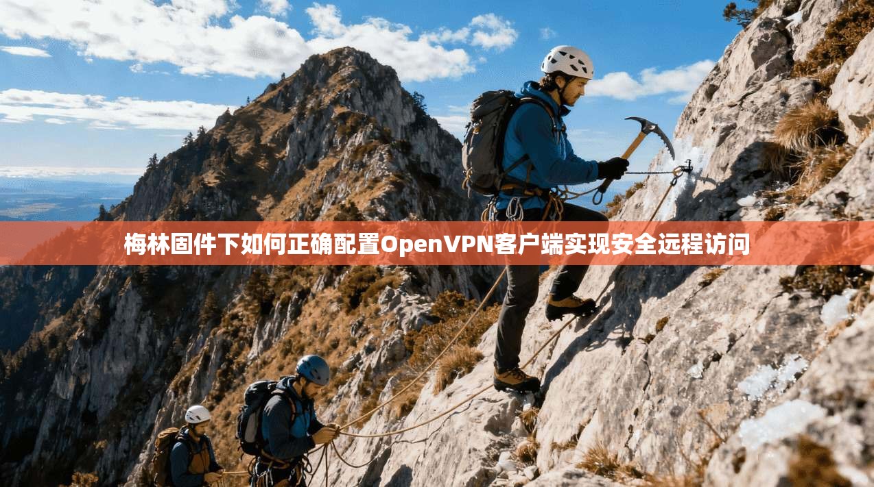 梅林固件下如何正确配置OpenVPN客户端实现安全远程访问