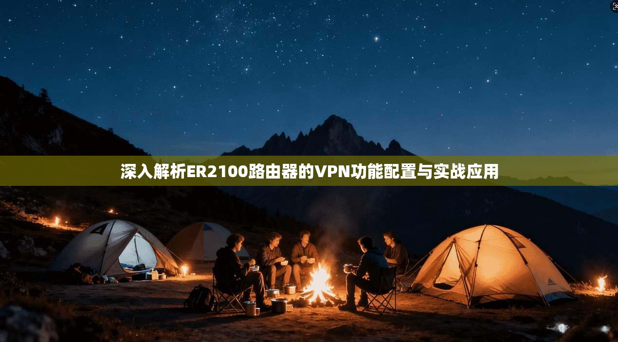 深入解析ER2100路由器的VPN功能配置与实战应用