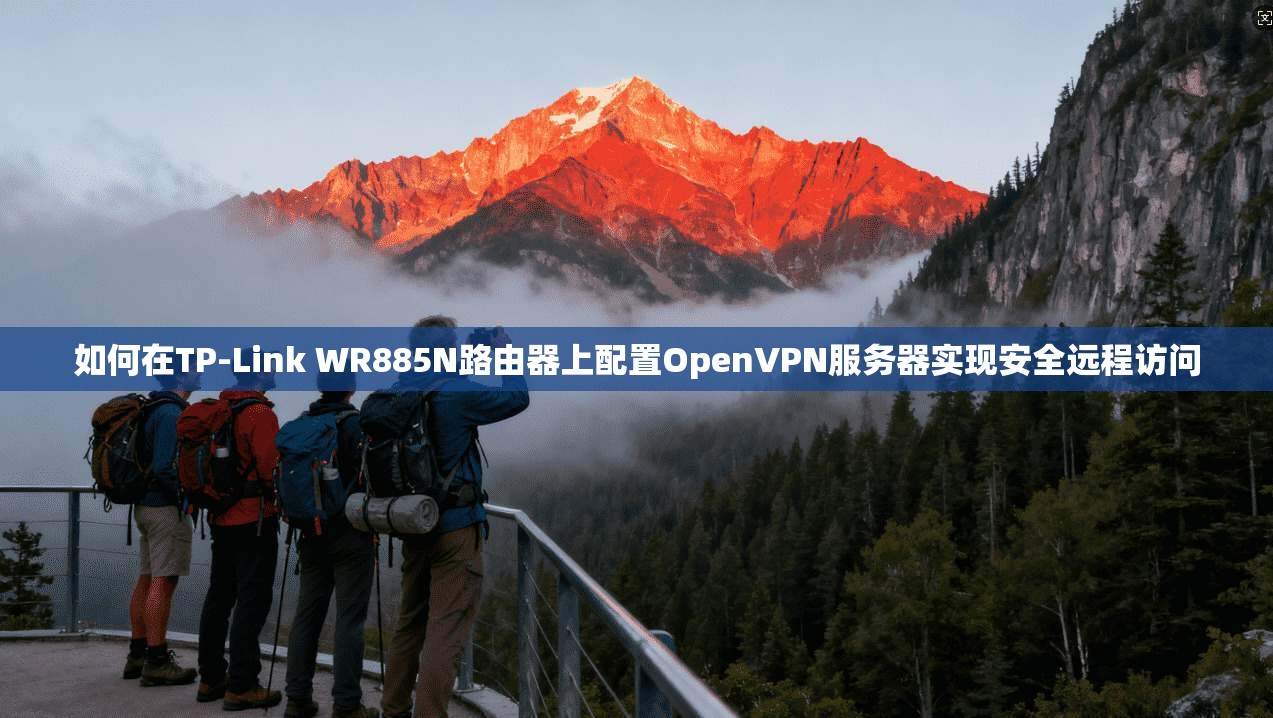 如何在TP-Link WR885N路由器上配置OpenVPN服务器实现安全远程访问