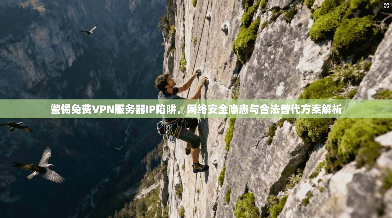 警惕免费VPN服务器IP陷阱，网络安全隐患与合法替代方案解析