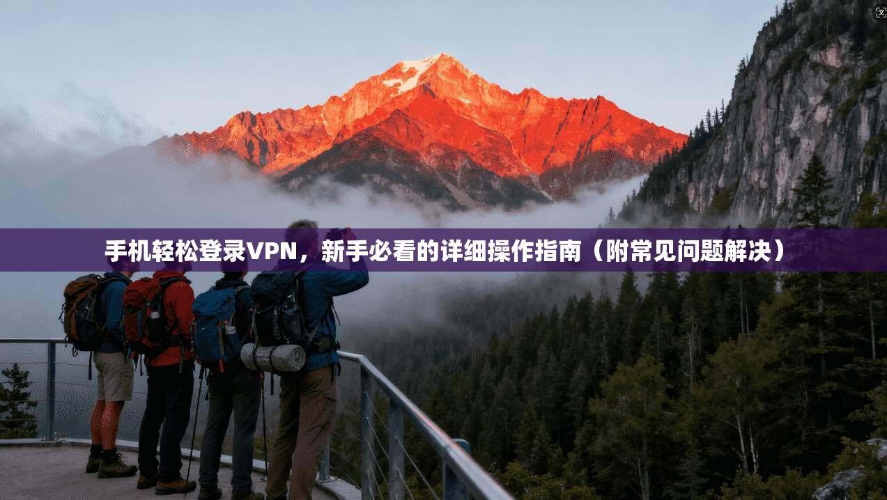手机轻松登录VPN，新手必看的详细操作指南（附常见问题解决）