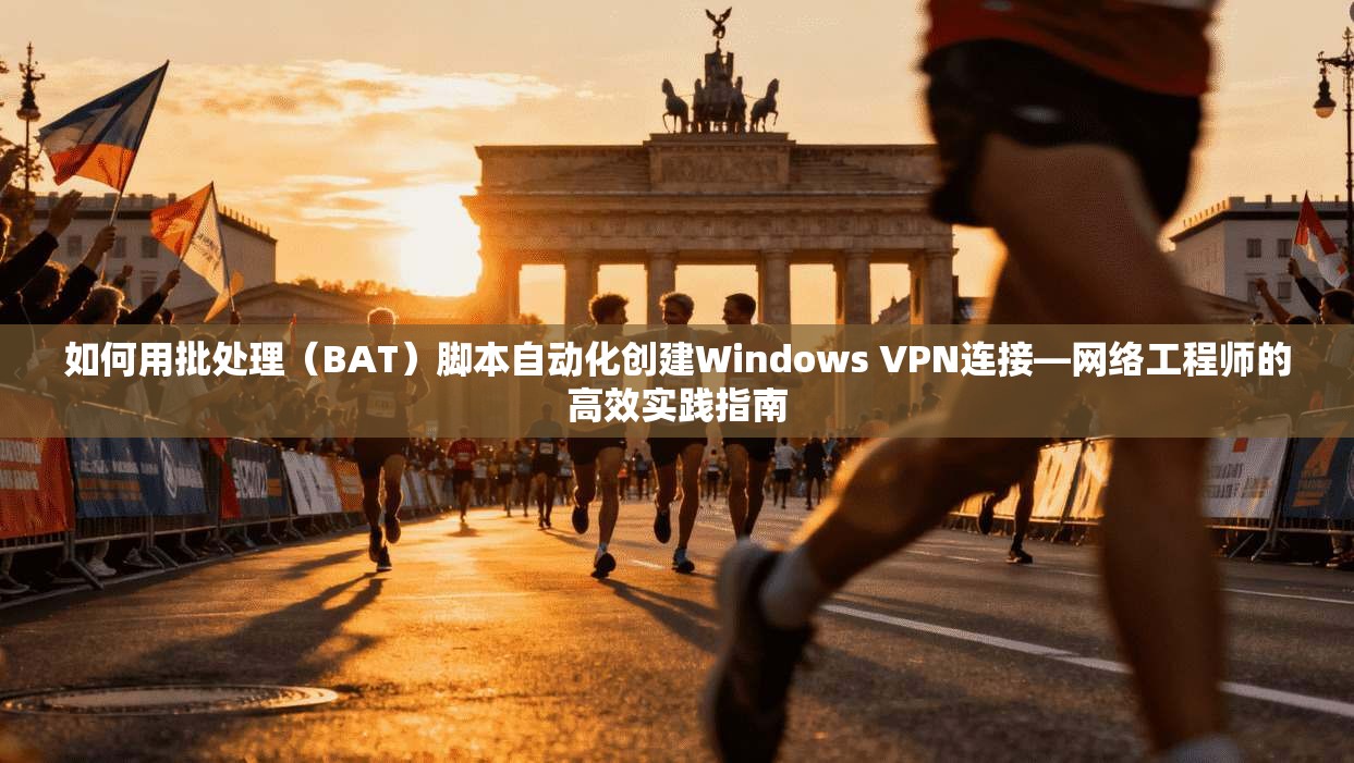 如何用批处理（BAT）脚本自动化创建Windows VPN连接—网络工程师的高效实践指南