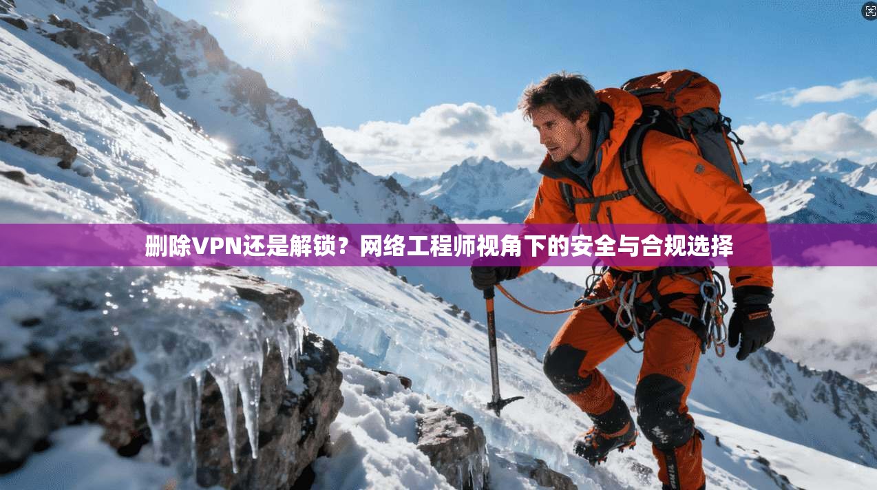 删除VPN还是解锁？网络工程师视角下的安全与合规选择