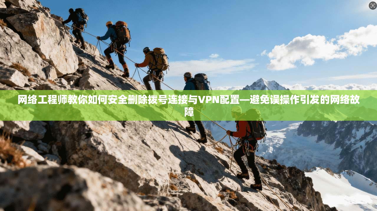 网络工程师教你如何安全删除拨号连接与VPN配置—避免误操作引发的网络故障