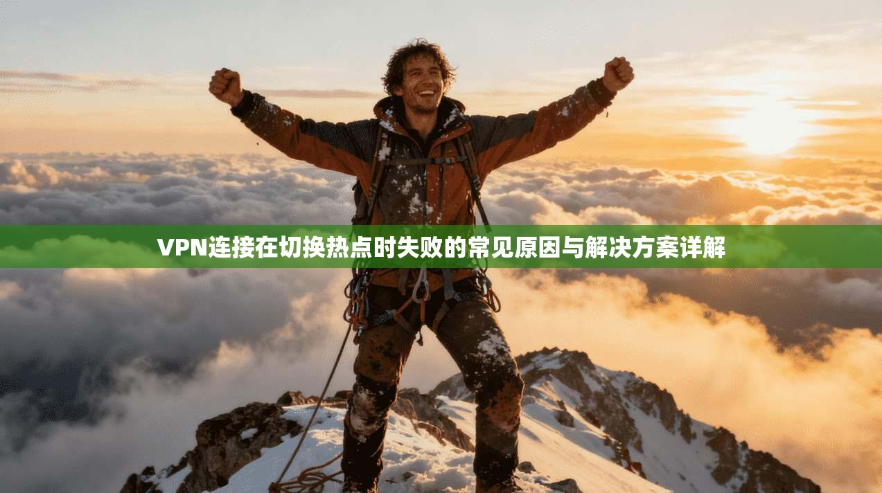 VPN连接在切换热点时失败的常见原因与解决方案详解