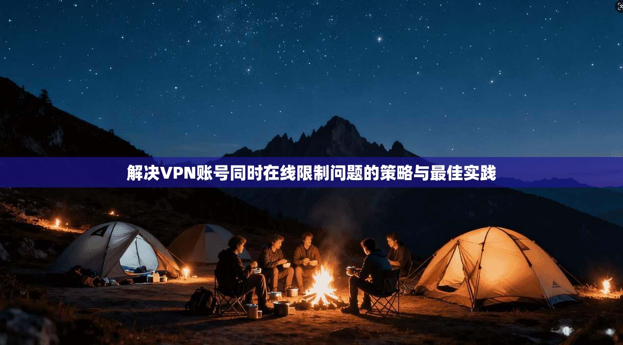 解决VPN账号同时在线限制问题的策略与最佳实践
