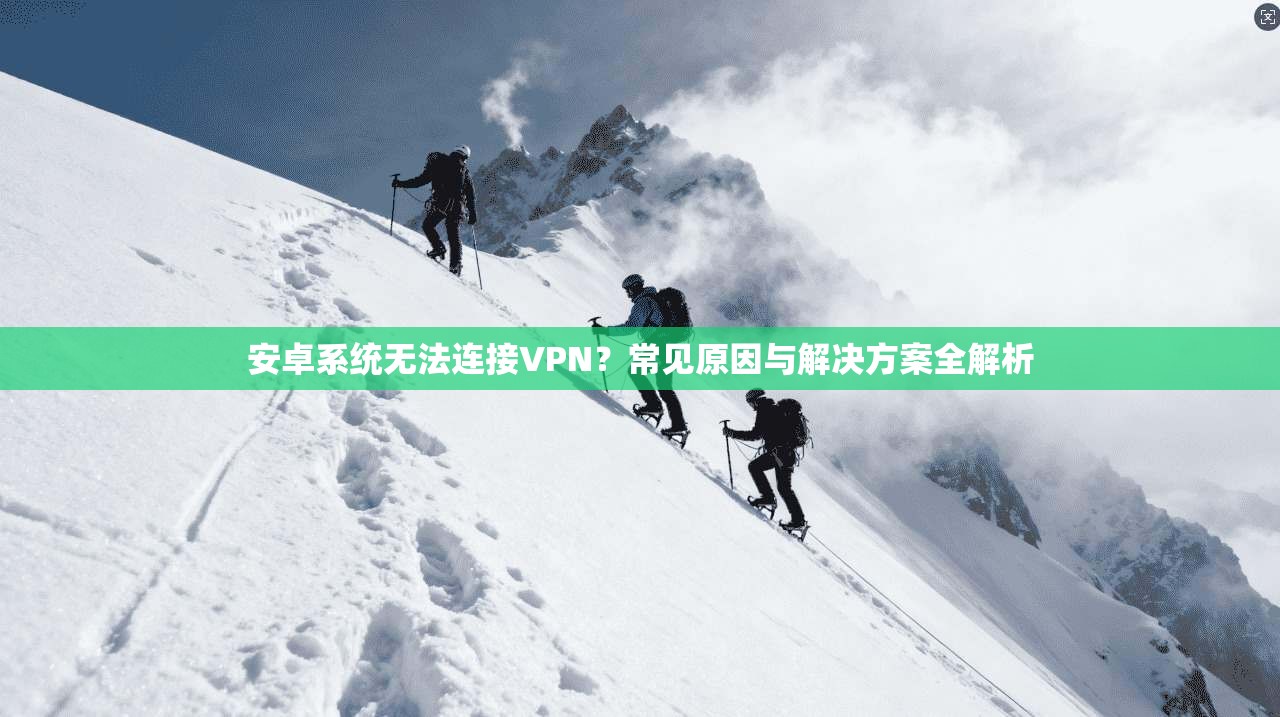 安卓系统无法连接VPN？常见原因与解决方案全解析
