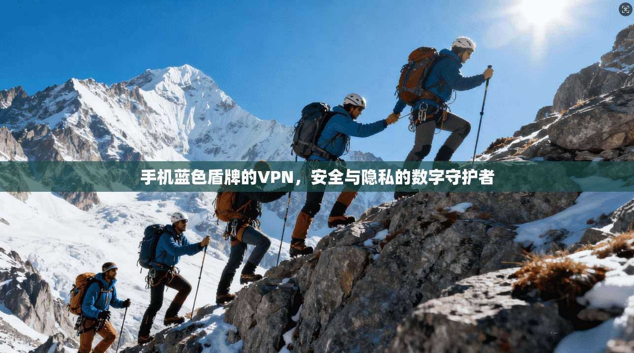 手机蓝色盾牌的VPN，安全与隐私的数字守护者
