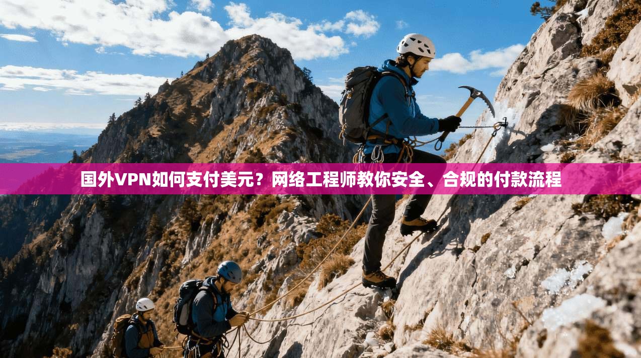 国外VPN如何支付美元？网络工程师教你安全、合规的付款流程