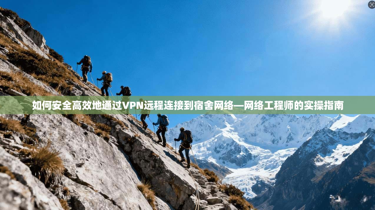 如何安全高效地通过VPN远程连接到宿舍网络—网络工程师的实操指南