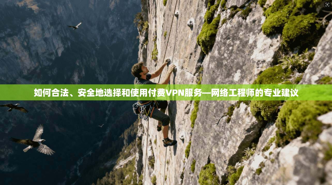 如何合法、安全地选择和使用付费VPN服务—网络工程师的专业建议