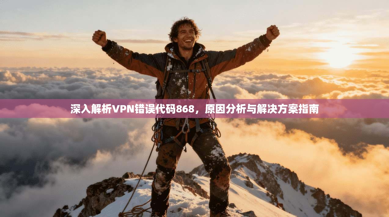 深入解析VPN错误代码868,原因分析与解决方案指南