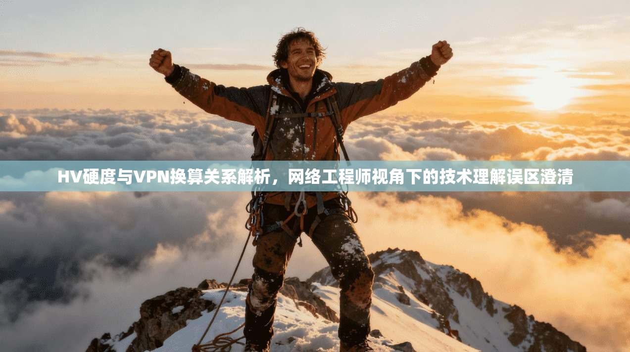 HV硬度与VPN换算关系解析，网络工程师视角下的技术理解误区澄清