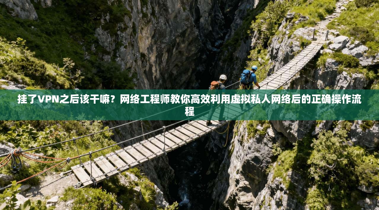 挂了VPN之后该干嘛？网络工程师教你高效利用虚拟私人网络后的正确操作流程
