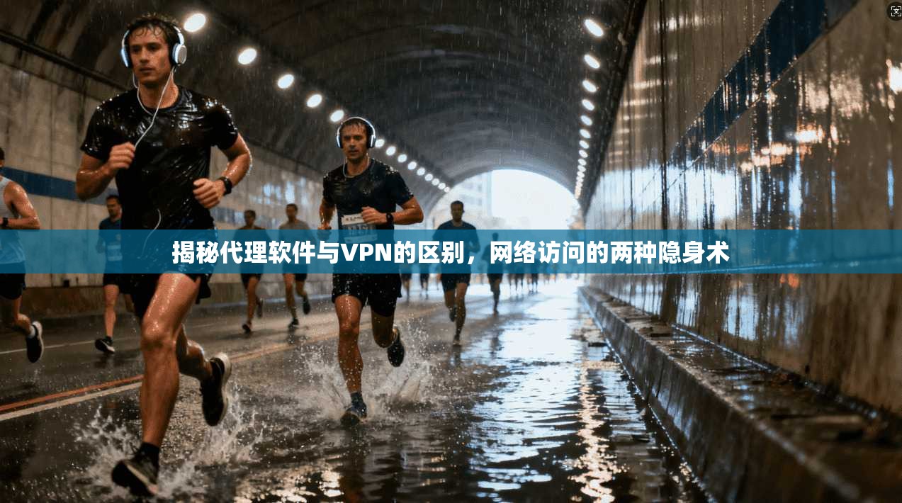 揭秘代理软件与VPN的区别，网络访问的两种隐身术